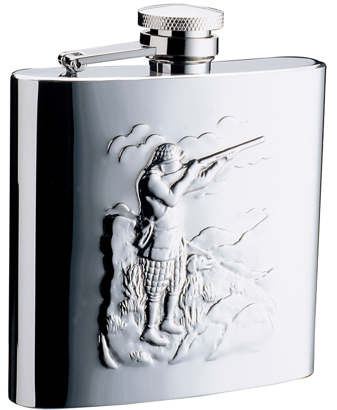 Фляга SQuire "Охотники" 0,27 л,   с рисунком