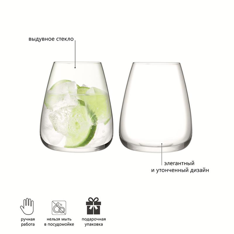Набор бокалов для воды wine culture, 590 мл, 2 шт.