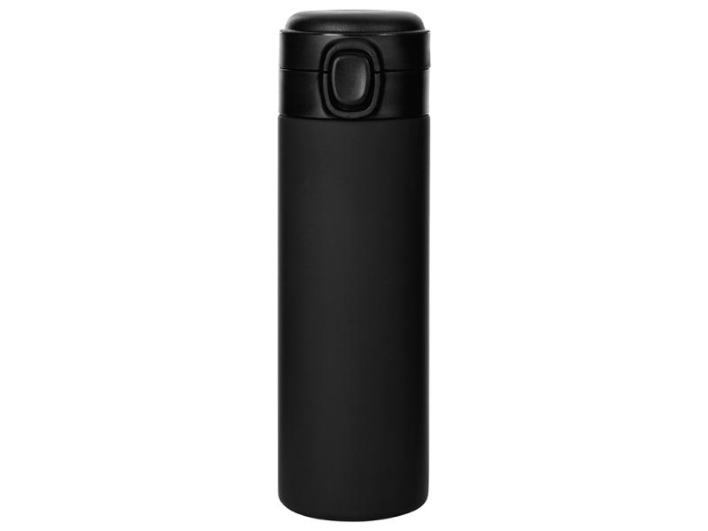Вакуумная термокружка c кнопкой Guard, soft-touch, 400 мл