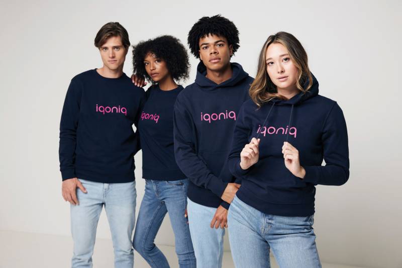 Свитшот Iqoniq Zion из переработанного хлопка, унисекс, 340 г/м²