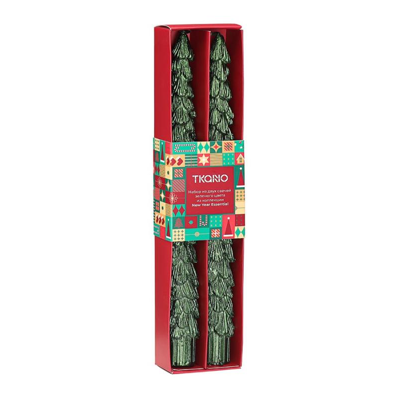 Набор из двух свечей  из коллекции new year essential, 25 см
