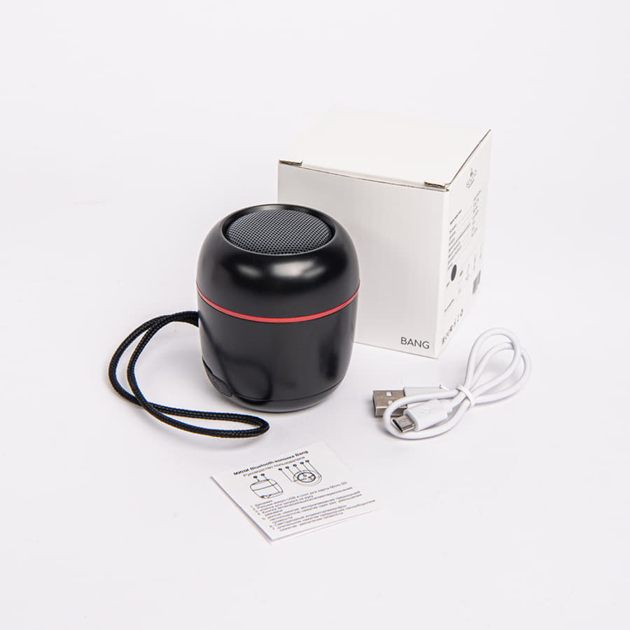 Портативная mini Bluetooth-колонка Sound Burger "Bang" белая