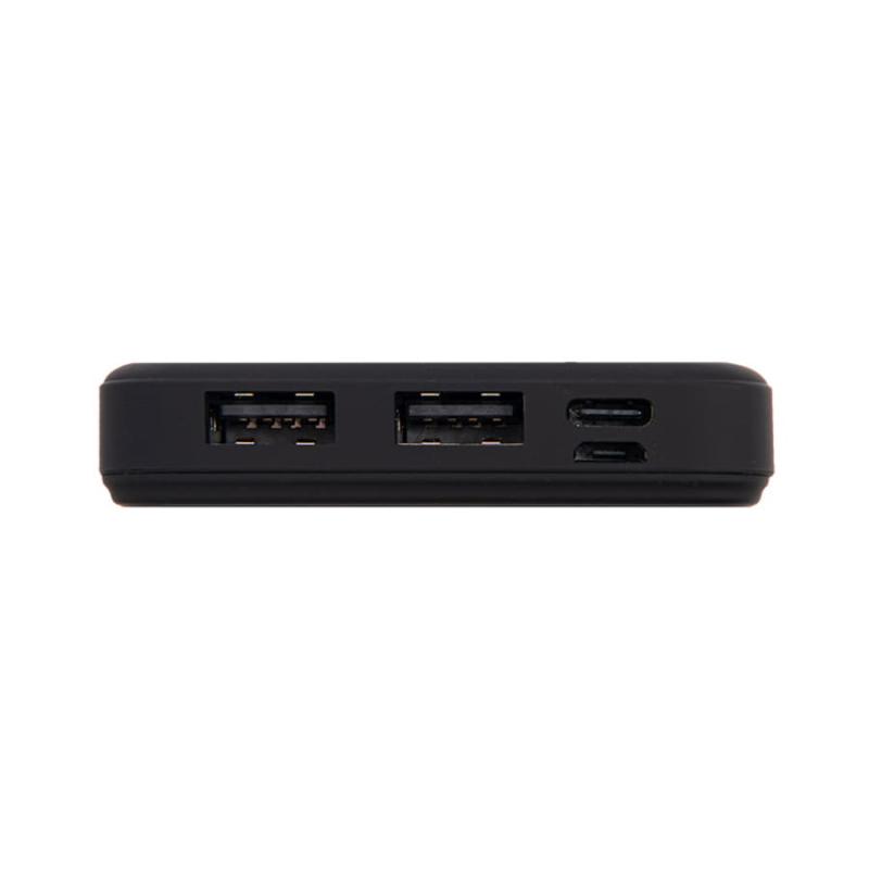 Универсальный аккумулятор Flash 10 (10000 мАч) с подсветкой и soft touch,синий,13,7х6,87х1,55 мм
