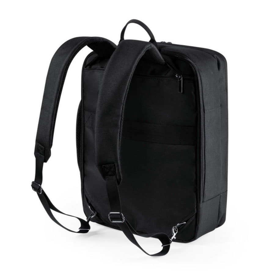 Рюкзак "Hurkon", черный, 41x32x12,5 см, 100% полиэстер 300D
