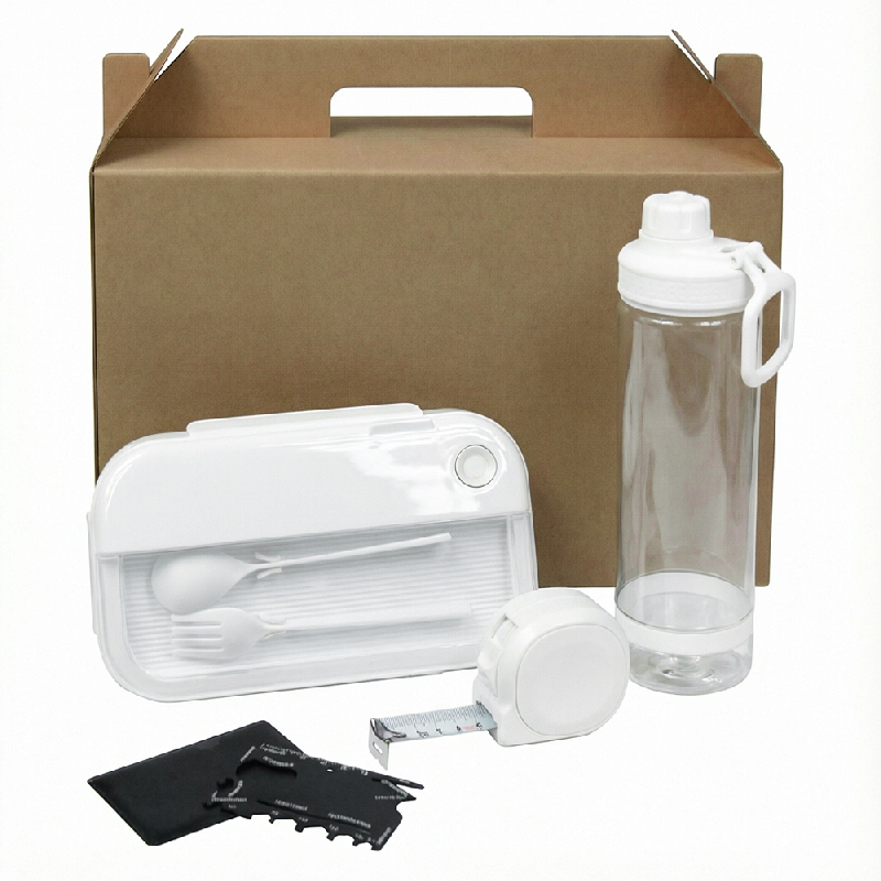 Набор подарочный Solution Everyday Kit Quattro (мультитул, рулетка, ланч бокс, бутылка для воды)