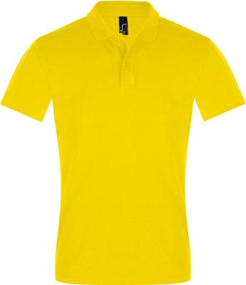 Рубашка поло мужская Perfect Men 180 желтая, размер 3XL