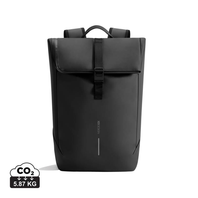 Антикражный водонепроницаемый рюкзак Urban Flap-Top, черный