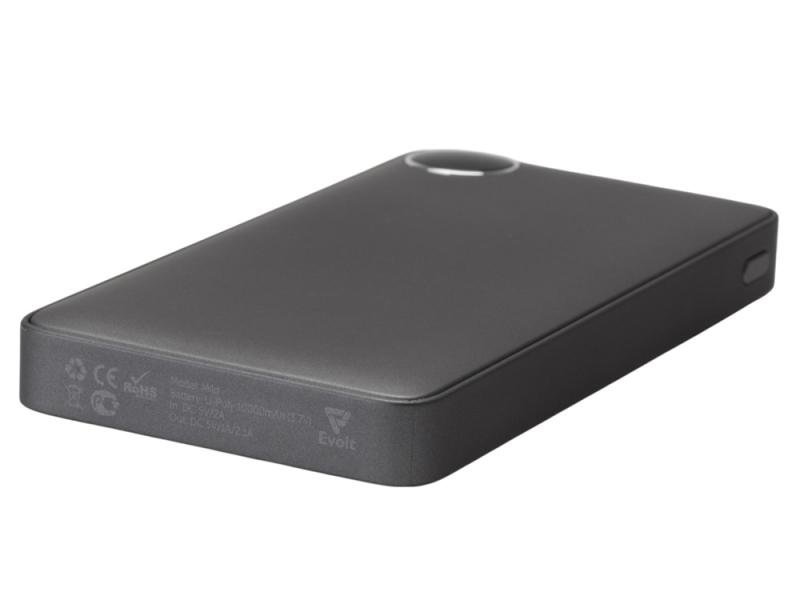 Внешний аккумулятор Mild, металлик soft-touch, 10 000 mAh