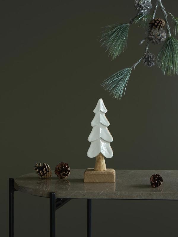 Декор новогодний snowy tree из коллекции new year essential, 20 см