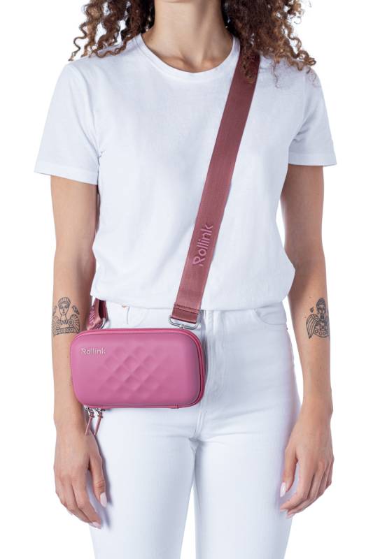 Дорожная сумочка Rollink Mini Bag Tour 21x12x6 см, ярко-розовая