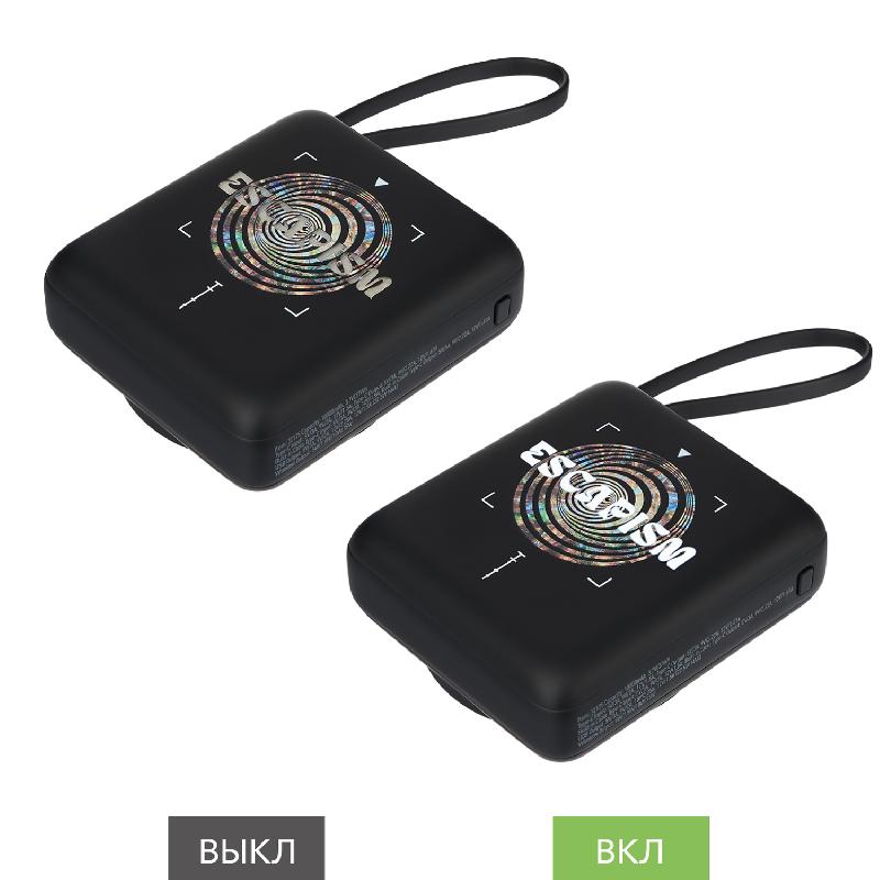 Внешний аккумулятор с подсветкой Риттер PD (Ritter PD) 10000mAh с функцией беспроводной зарядки 15W