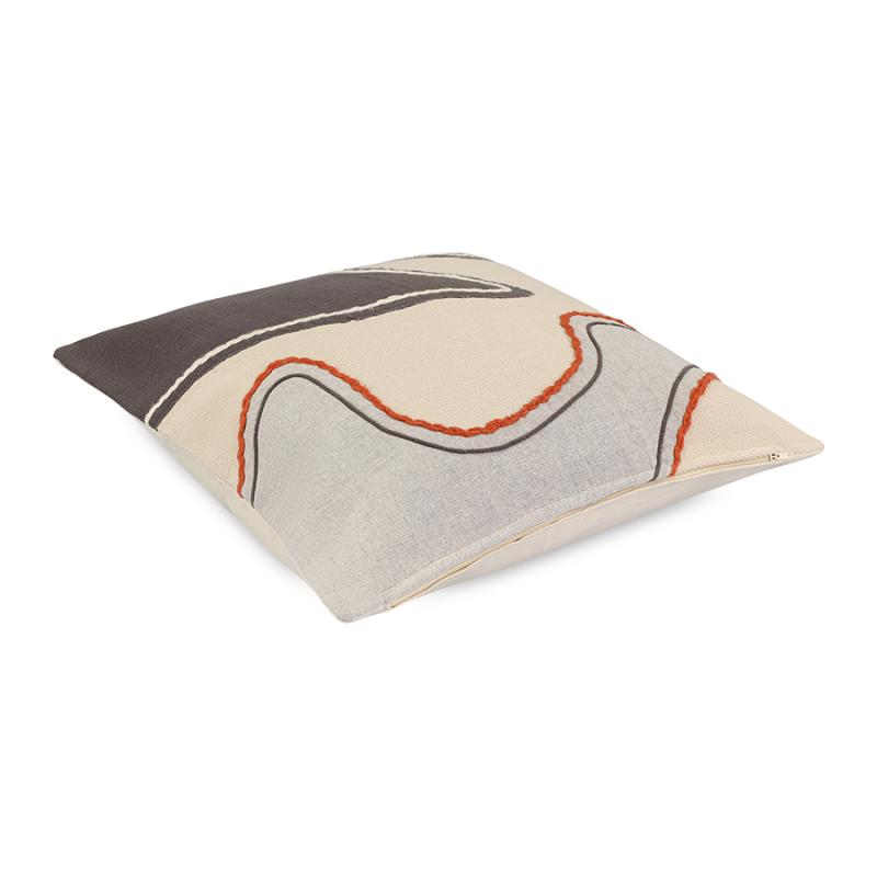 Чехол на подушку ing stone из коллекции ethnic, 45х45 см