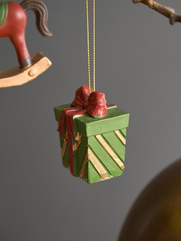 Набор ёлочных украшений classic christmas charm из коллекции new year essential, 4 шт.