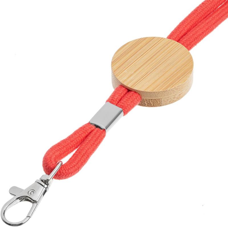 Шнурок для бейджа Tube Wood