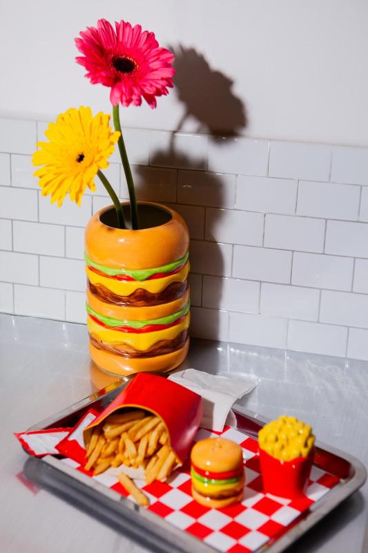 Набор из солонки и перечницы fast food, burger & f