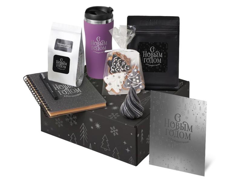 Подарочный набор Re:Charge с термокружкой, кофе и блокнотом