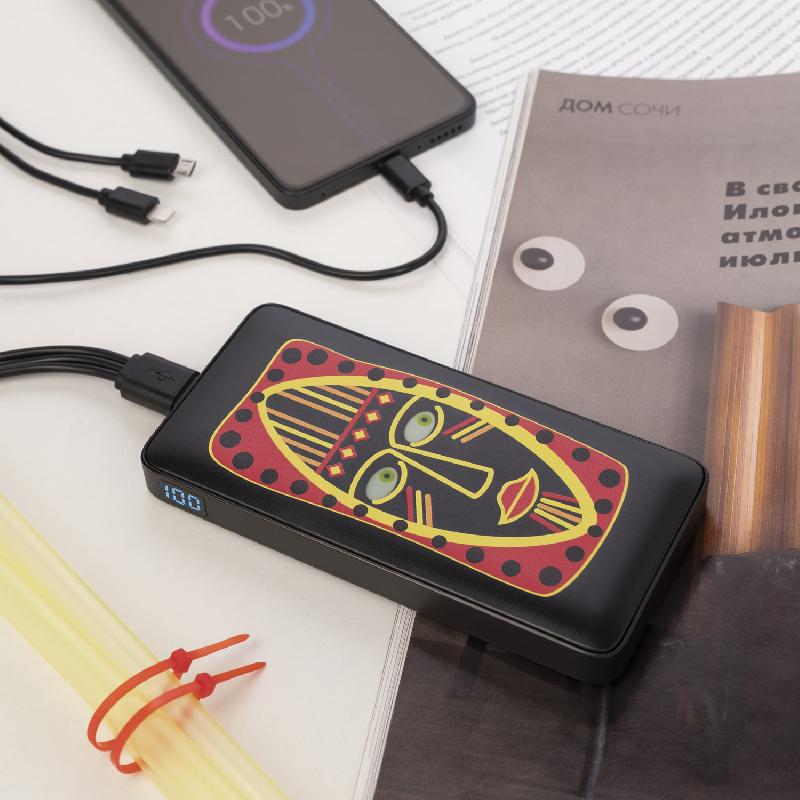 Внешний аккумулятор с цветной подсветкой Анкор Макс Плюс PD (Ancor PD Max Plus) 10000 mAh