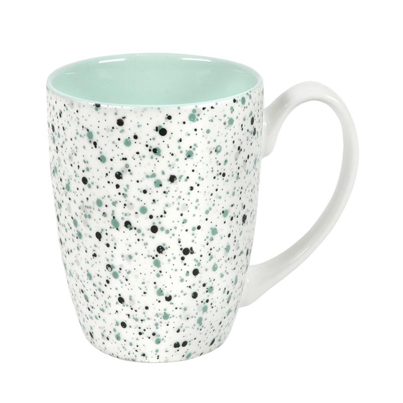 Кружка TERRAZZO, белый с розовым, 330мл, фарфор