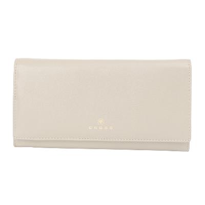 Кошелёк Cross Monaco Ivory, кожа наппа, гладкая, 20 x 11 x 2,5 см