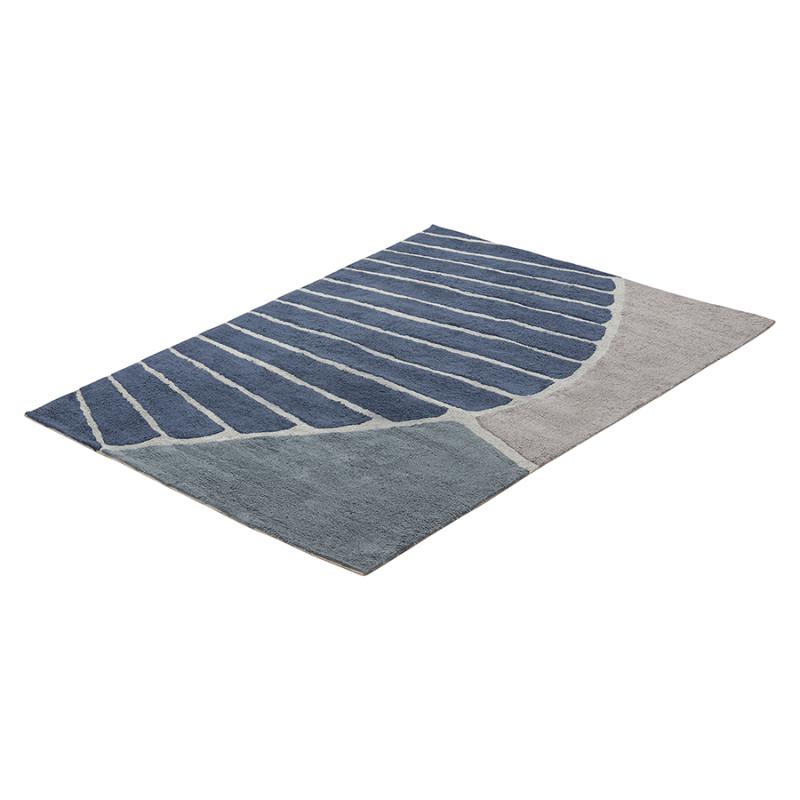 Ковер из хлопка с рисунком tea plantation  из коллекции terra, 160х230 см