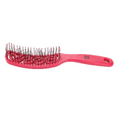 Щетка Dewal Beauty серия "Friendly", с нейлоновым штифтом, средняя