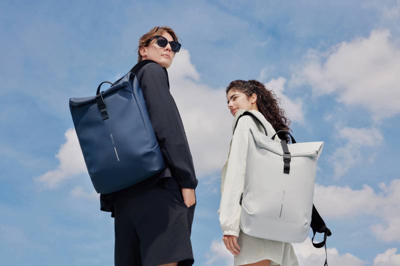 Антикражный водонепроницаемый рюкзак Urban Flap-Top, белый