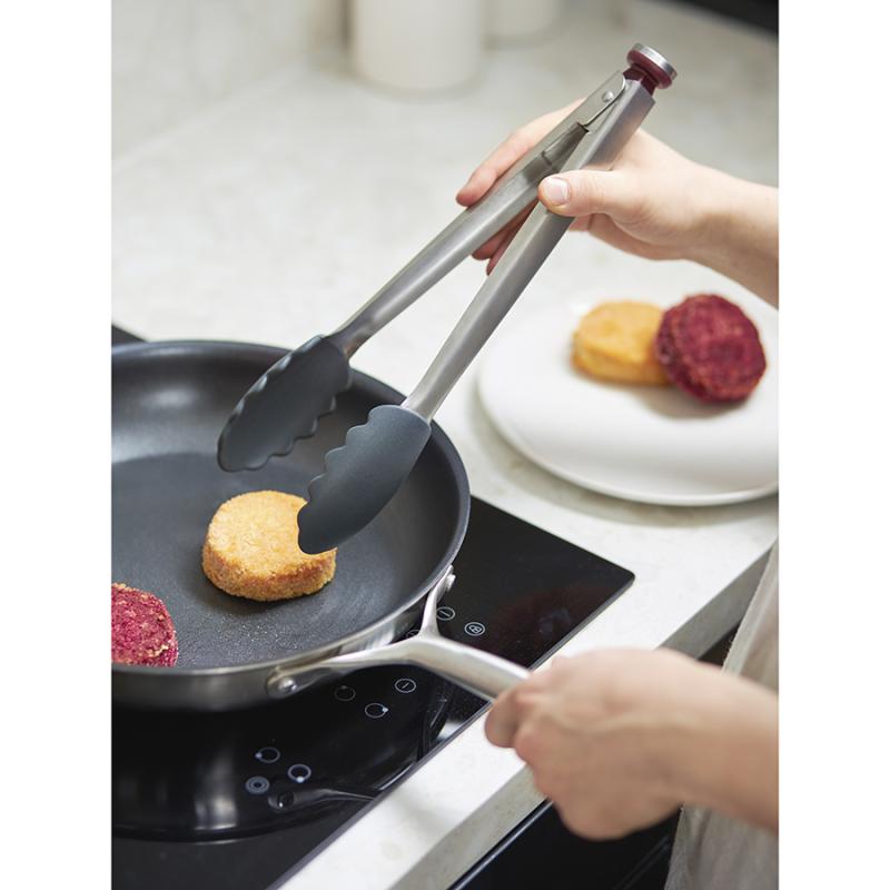Щипцы кухонные smartchef, 33,5 см, бордовые