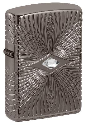 Зажигалка ZIPPO Armor® с покрытием Black Ice®, латунь, 38x13x57 мм