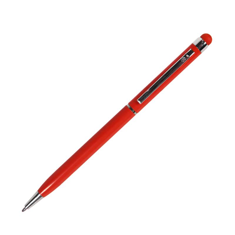 TOUCHWRITER, ручка шариковая со стилусом для сенсорных экранов, белый/хром, металл