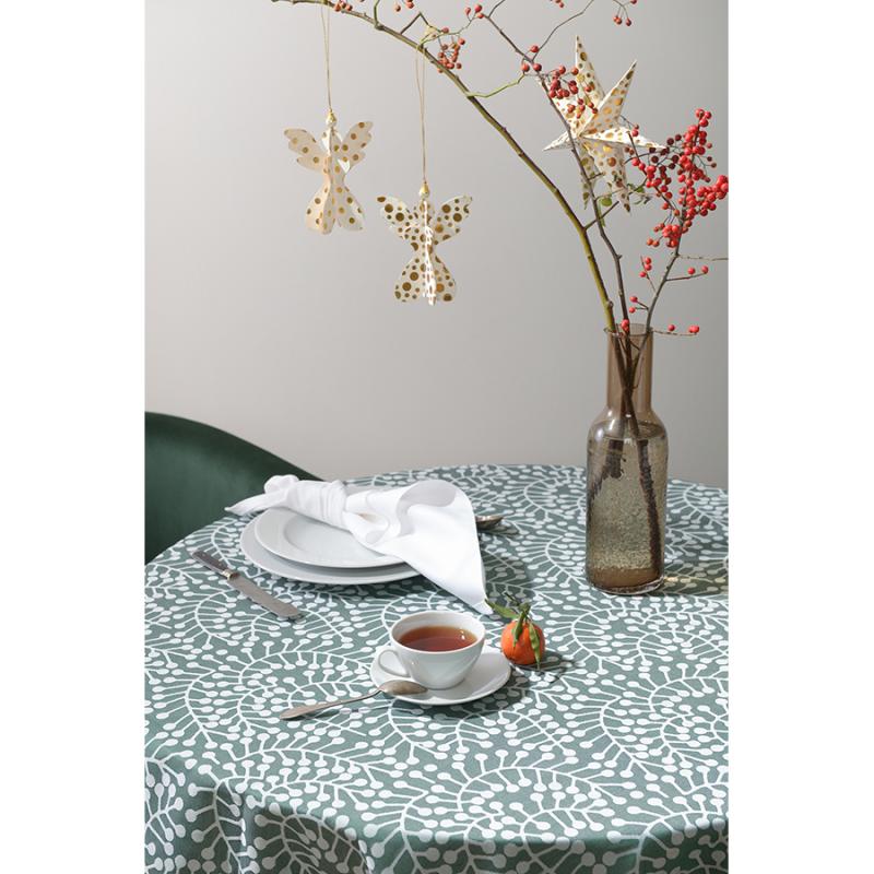 Скатерть из хлопка  с рисунком Спелая смородина, scandinavian touch, 180х260см