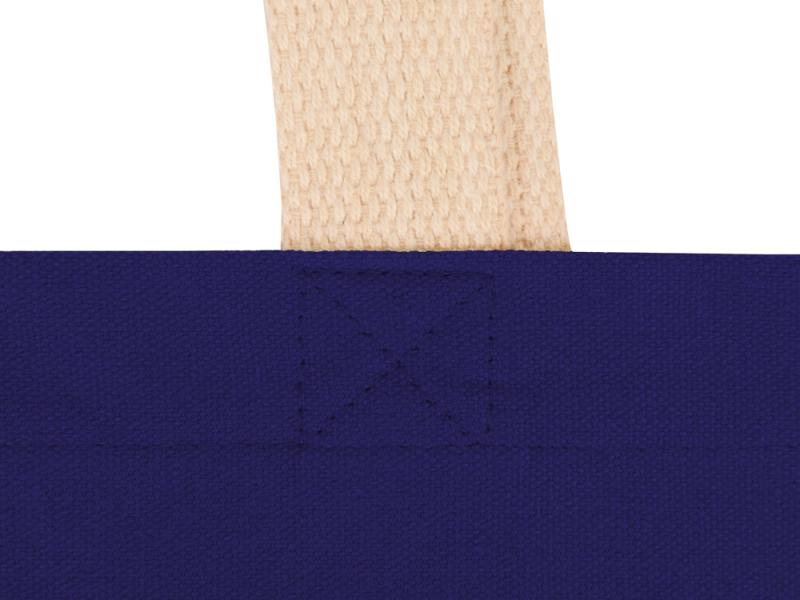Сумка для шопинга Steady хлопковая с парусиновыми ручками, 260 г/м2