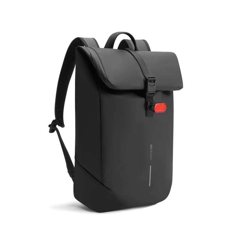 Антикражный водонепроницаемый рюкзак Urban Flap-Top, черный