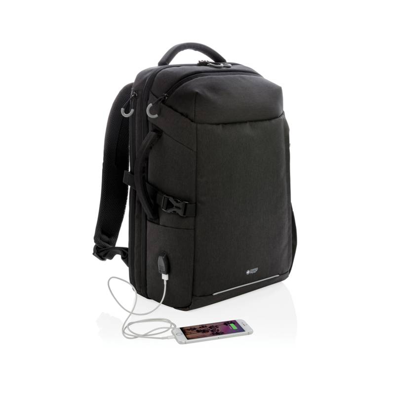 Рюкзак для путешествий Swiss Peak XXL из rPET AWARE™, 17’’