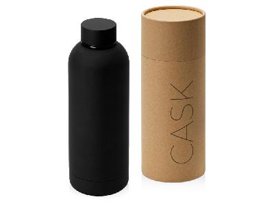 Вакуумная термобутылка с медной изоляцией Cask, soft-touch, тубус, 500 мл