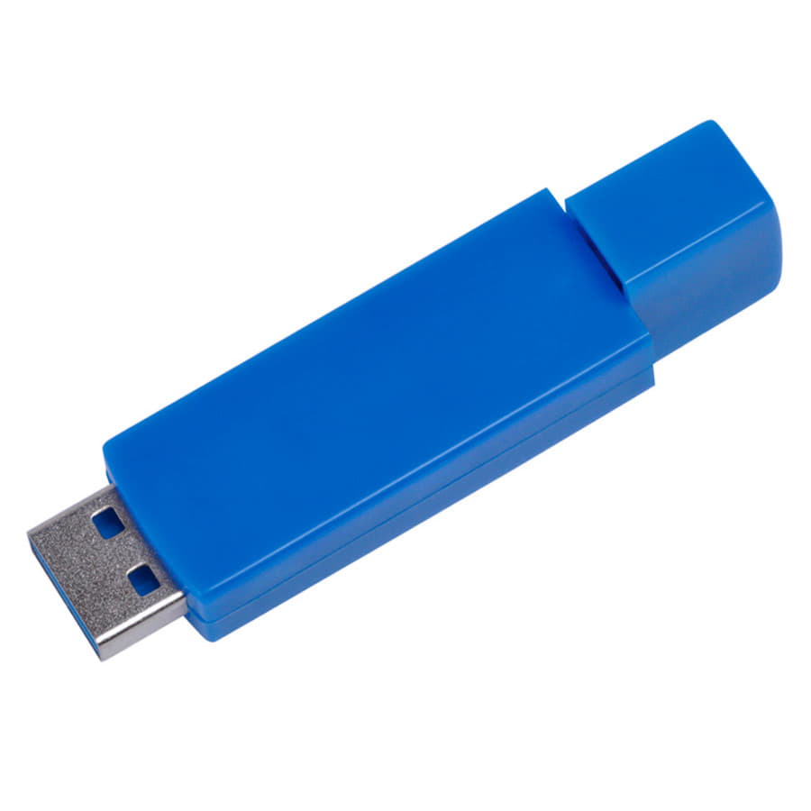USB flash-карта "Twist" (8Гб),белая, 6х1,7х1см,пластик