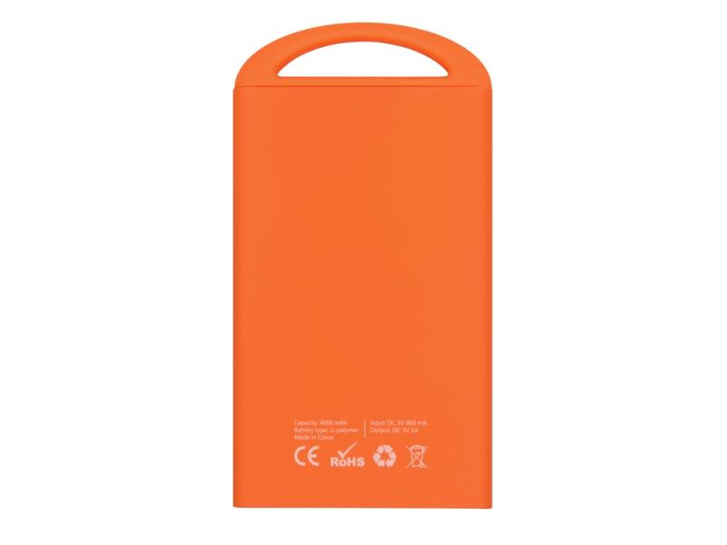 Внешний аккумулятор Shine с зеркальной гравировкой, 4000 mAh