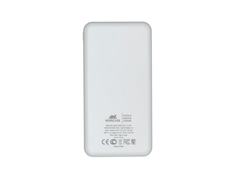 Внешний аккумулятор с быстрой зарядкой QC/PD VA2532, 10000 mAh