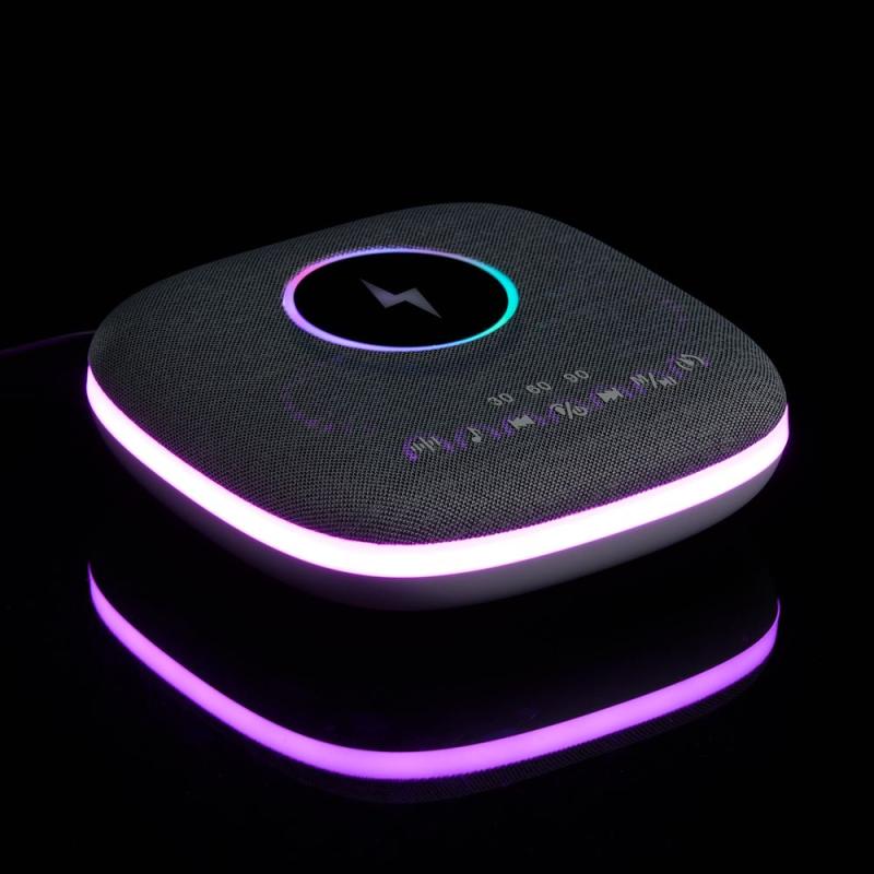 Bluetooth-колонка с беспроводной зарядкой и подсветкой Terrafonic