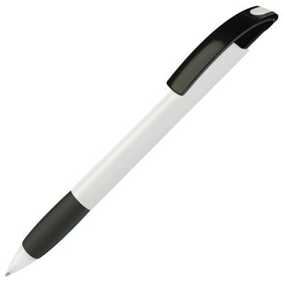 NOVE, ручка шариковая с грипом, красный/белый, пластик