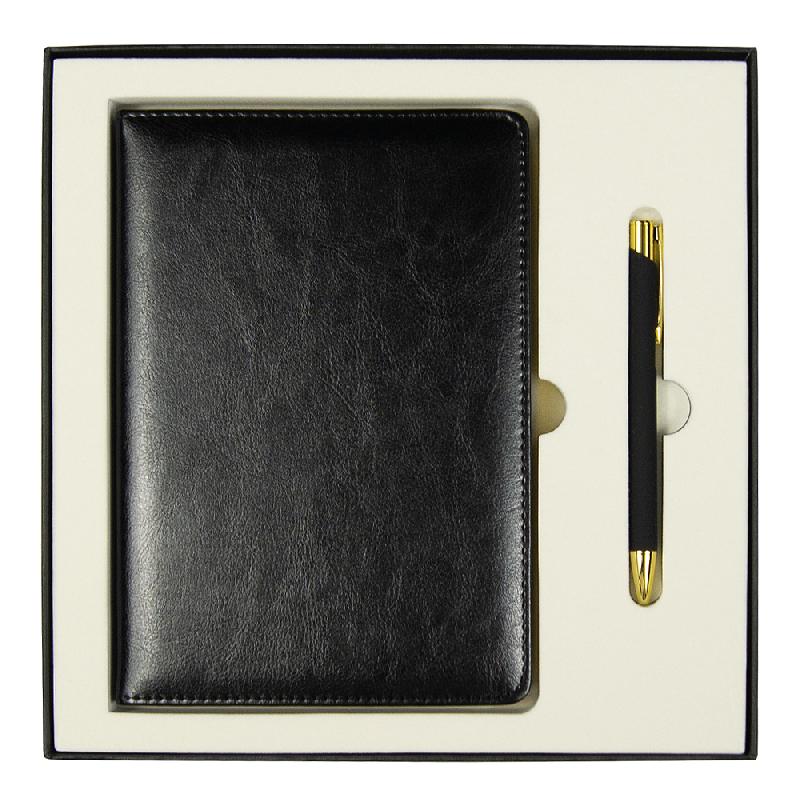 Набор подарочный Solution Duo (ежедневник City Nebraska, ручка Legend Soft Touch Mirror Gold)