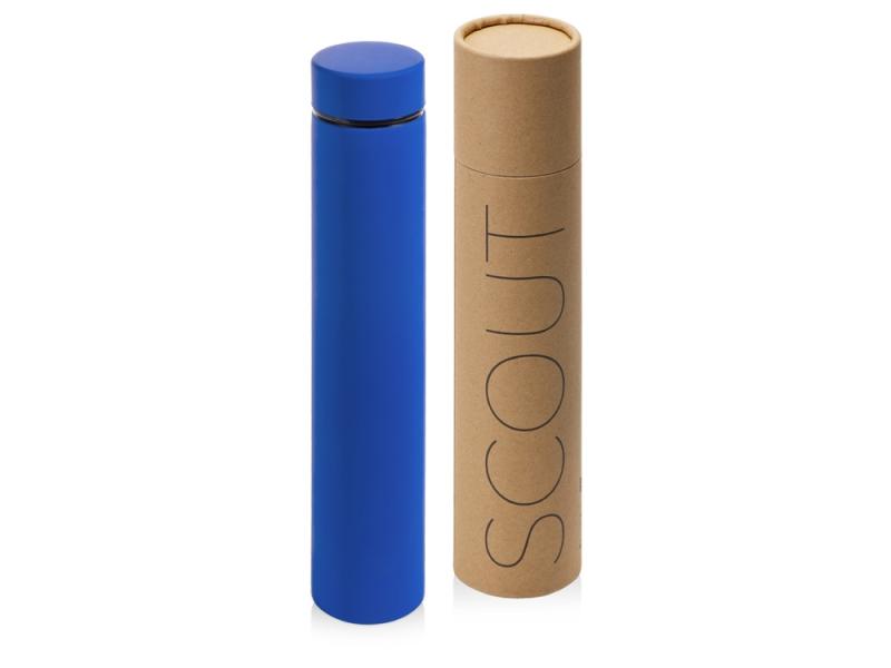Вакуумный термос Scout, soft-touch, 235 мл, тубус