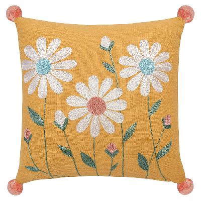 Подушка декоративная spring daisies из коллекции e essential, 45х45 см