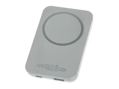 Магнитный беспроводной внешний аккумулятор с быстрой зарядкой QC/PD 20 Вт MagnetIQ, 5000 mAh