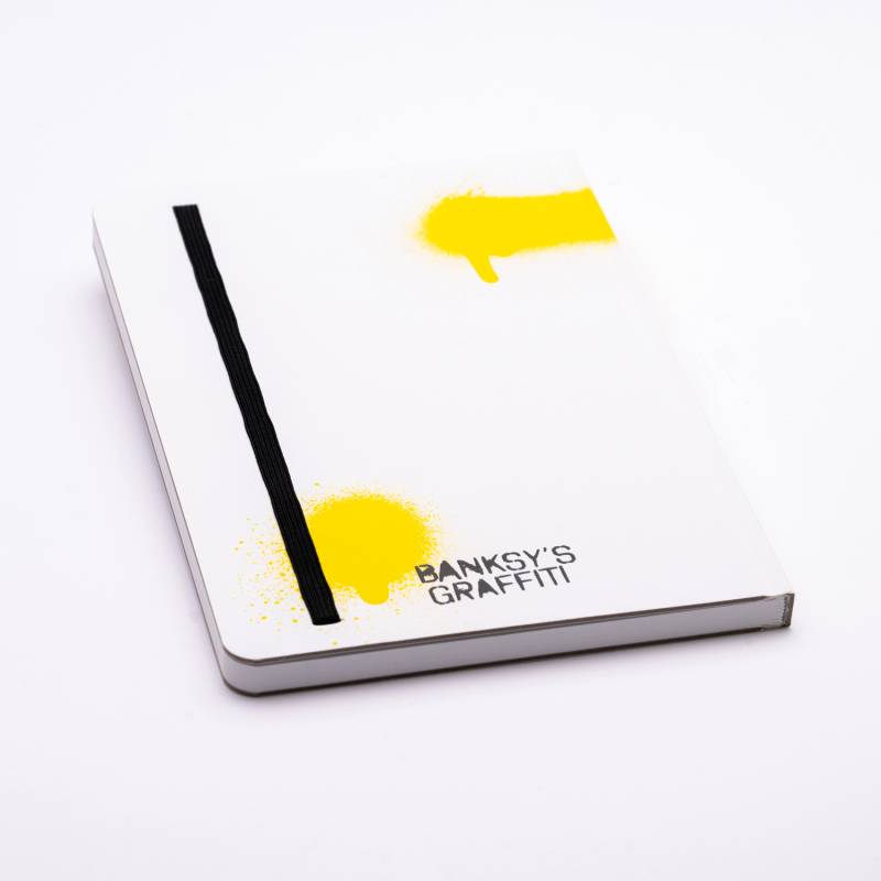 Блокнот линованный Pininfarina Banksy Улетающая девочка из каменной бумаги, А5