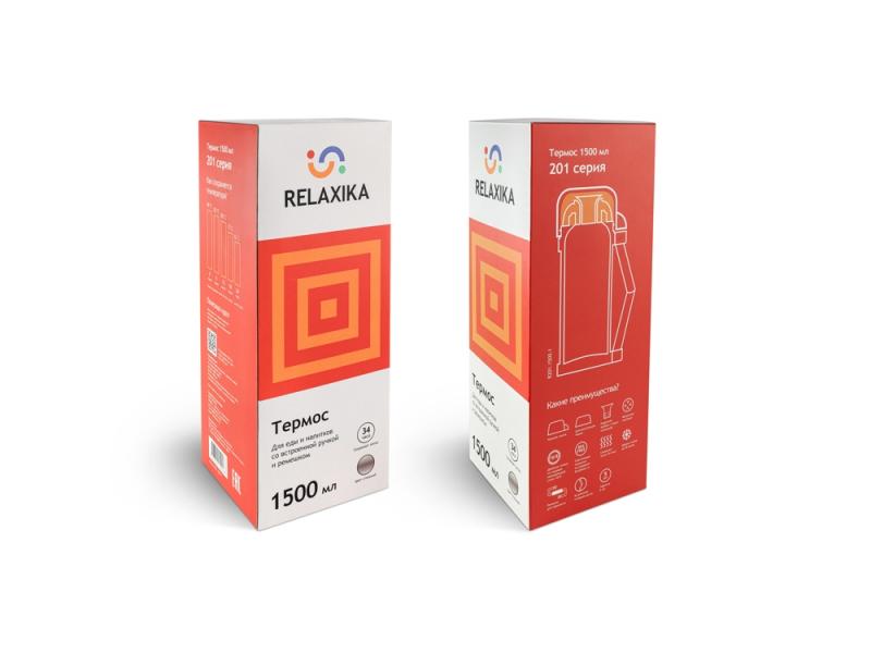 Термос Relaxika универсальный для еды и напитков 201