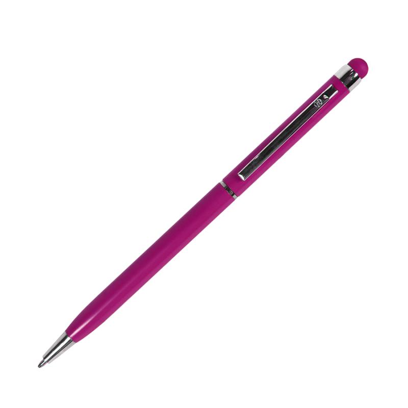 TOUCHWRITER, ручка шариковая со стилусом для сенсорных экранов, белый/хром, металл