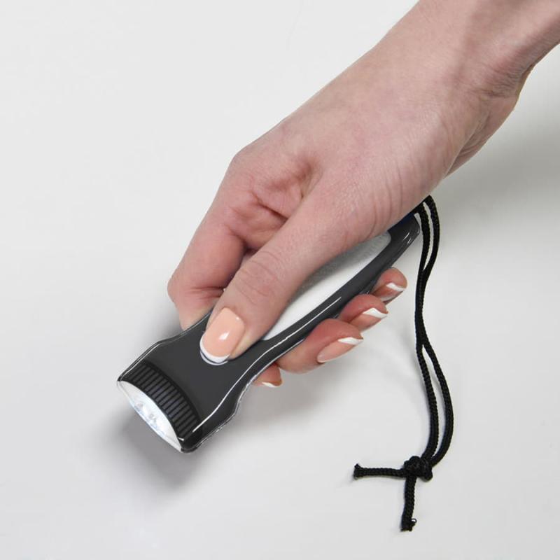 THELIX Фонарик LED карманный, ультратонкий, пластик, синий