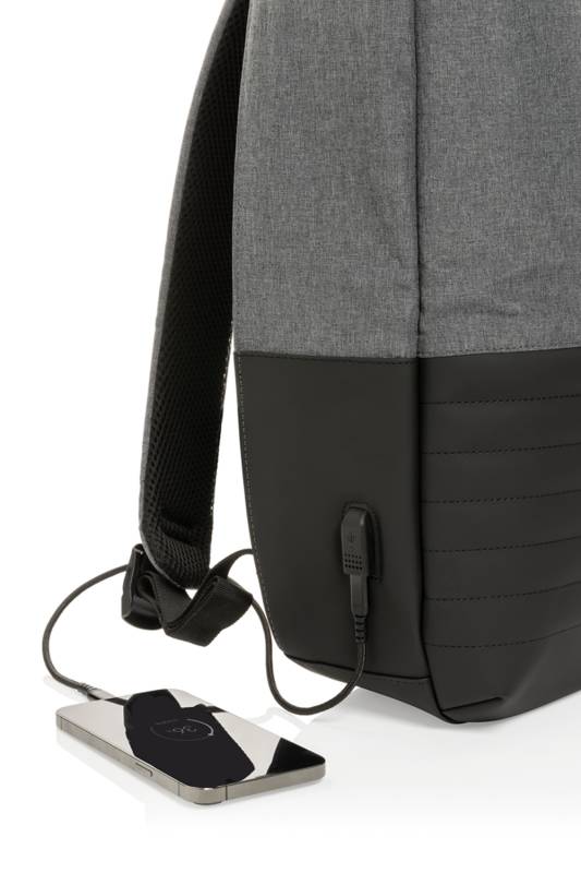 Антикражный рюкзак для ноутбука Swiss Peak с RFID-защитой из rPET AWARE™, 15,6’’