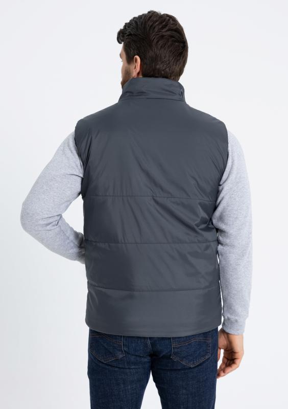 Жилет унисекс STAN утепленный  таффета 210T,200, 84, Графит (101)