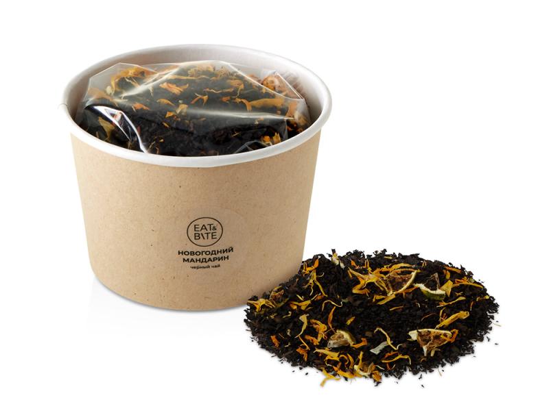 Чай черный Новогодний мандарин, 50 гр.